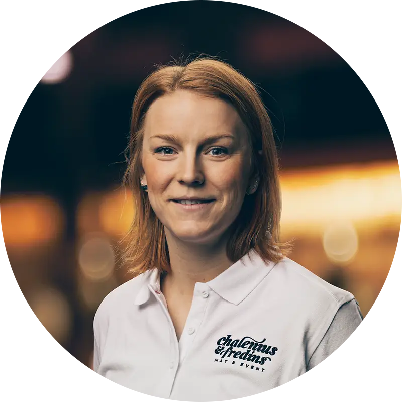 Kvinna med rött hår